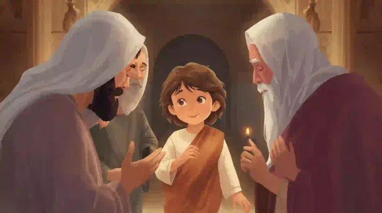 El niño en el templo