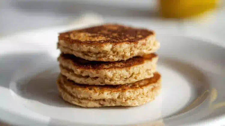 hot cake de avena, plátano y cacao