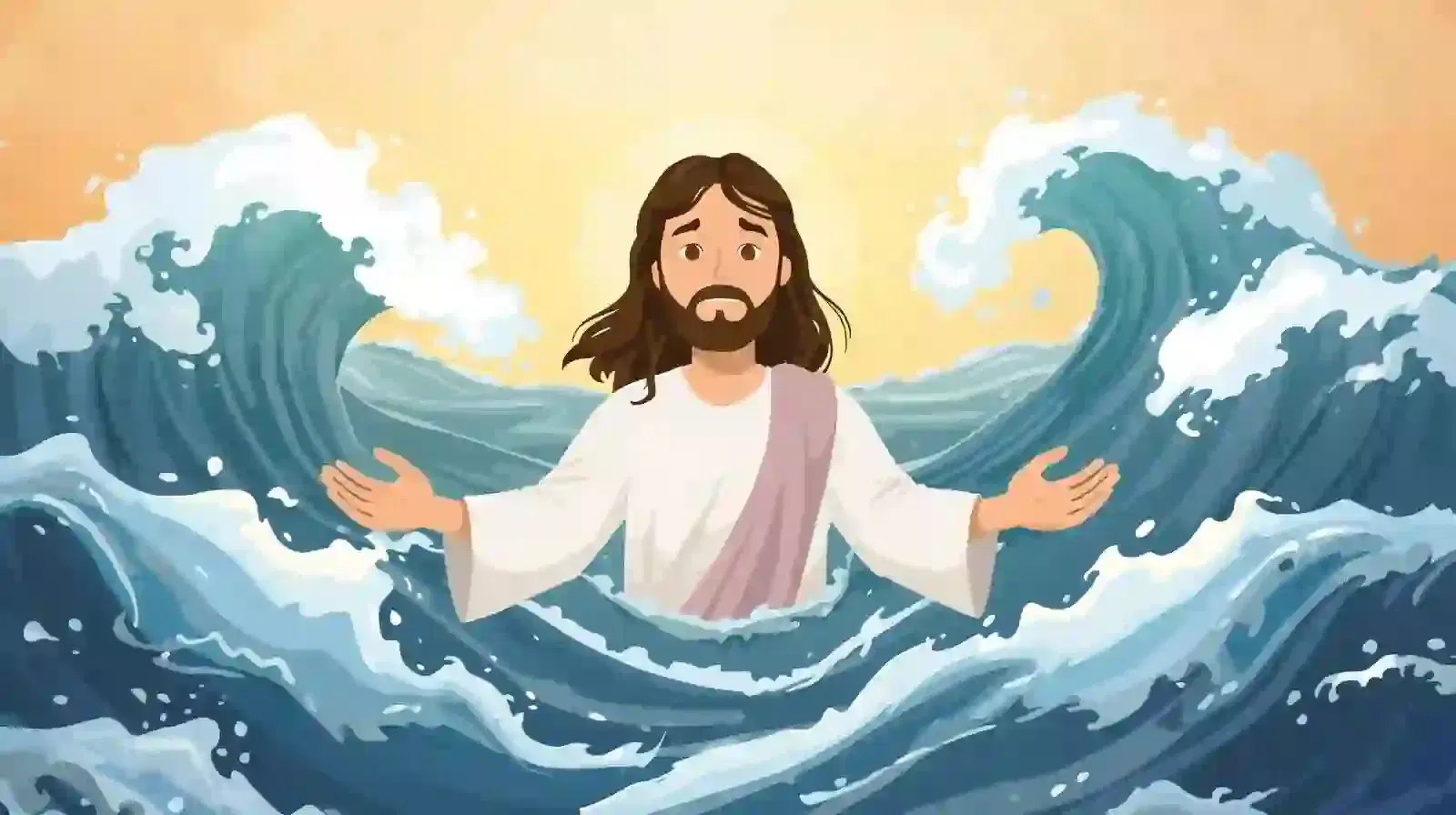 Jesús calma la tormenta