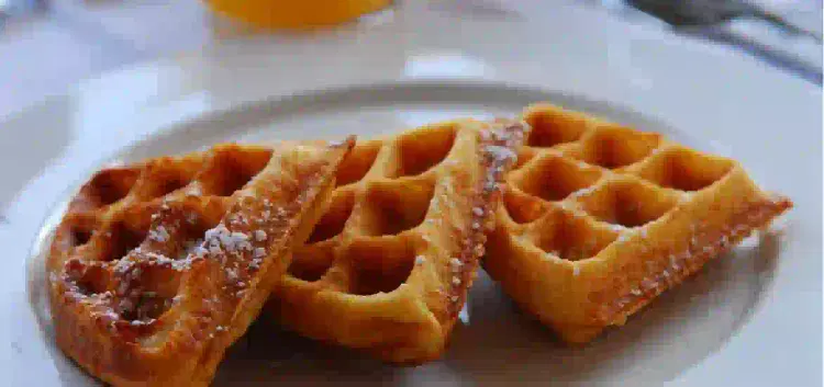 mini waffles de avena