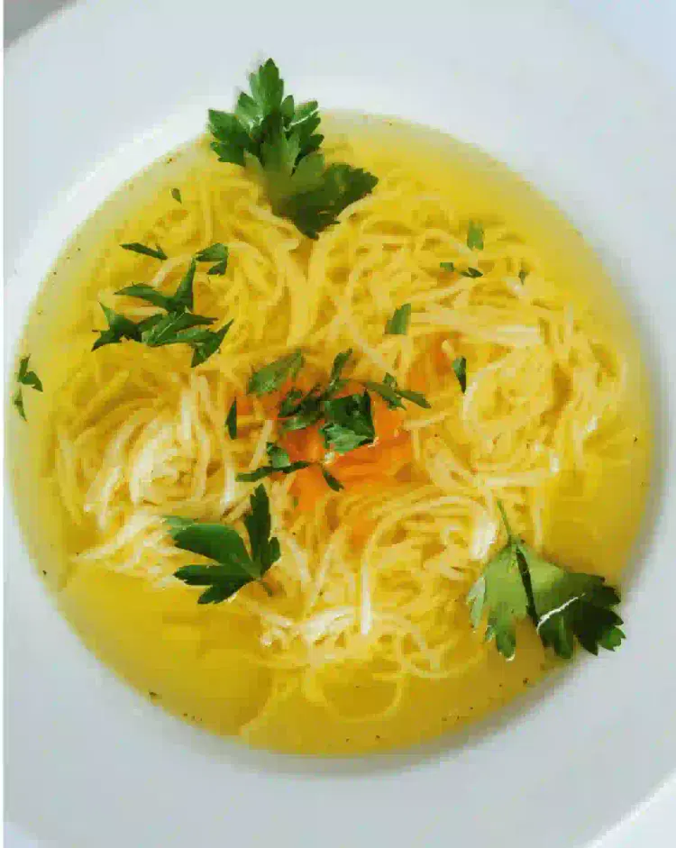 sopa de fideos