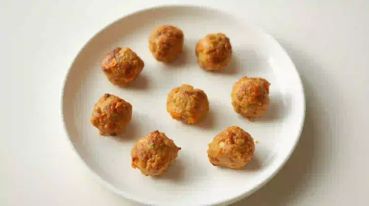 albóndigas de pollo y zanahoria