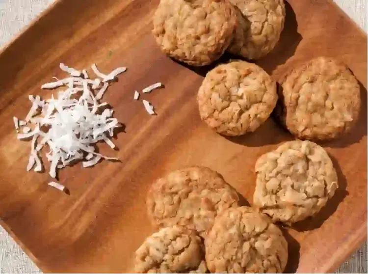 galletas de zanahoria y coco