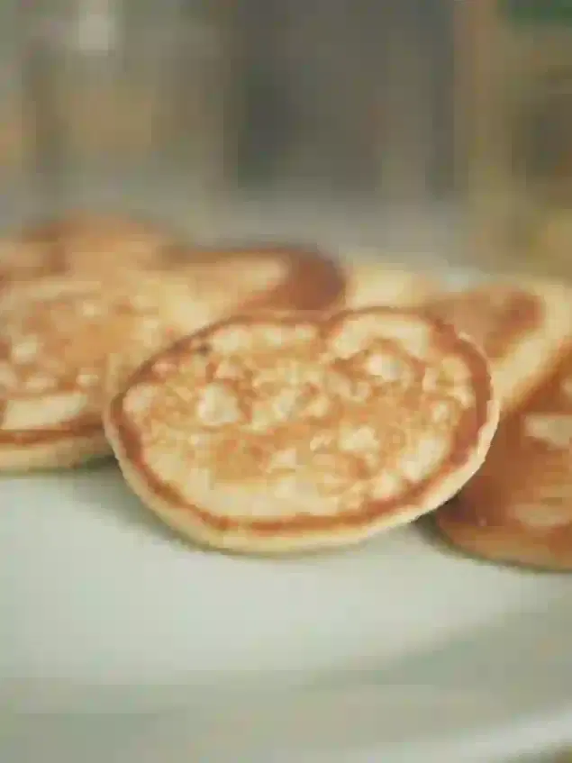 pancakes de avena y manzana