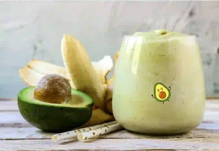 aguacate con plátano