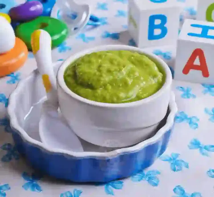 papilla de espinacas