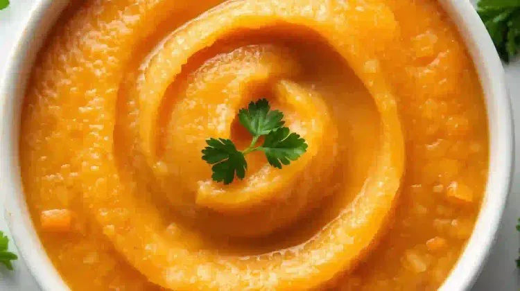 papilla de pollo y zanahoria