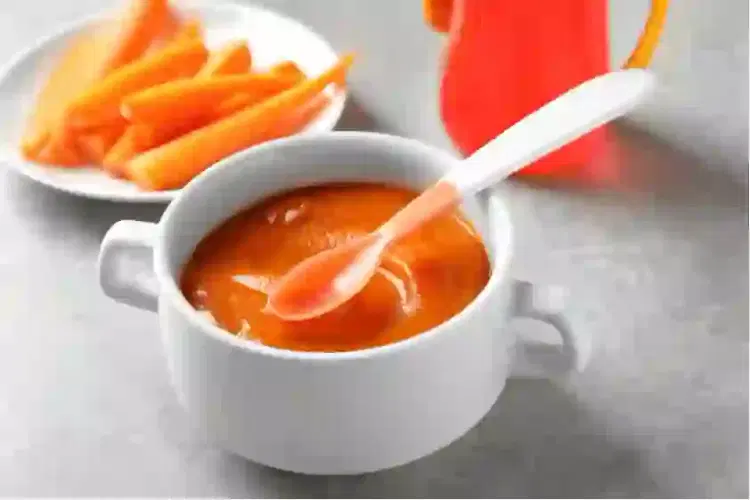 papilla de zanahoria