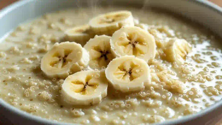 porridge de quinua y banana