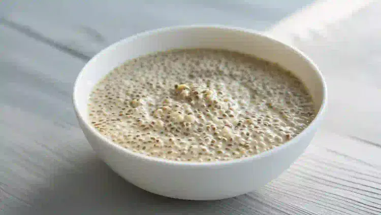 pudín de coco y chía