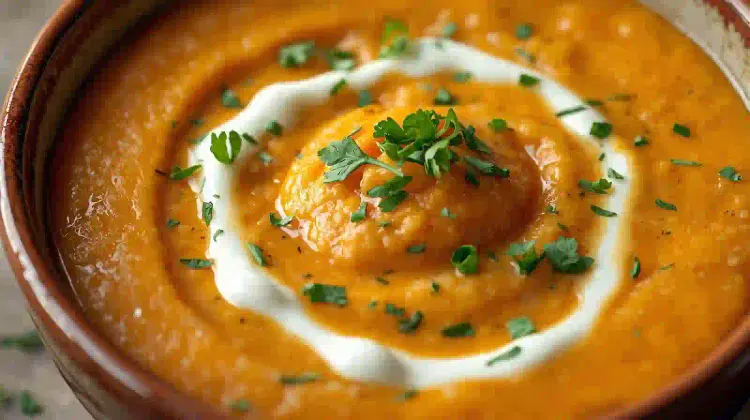 puré de lentejas y zanahoria