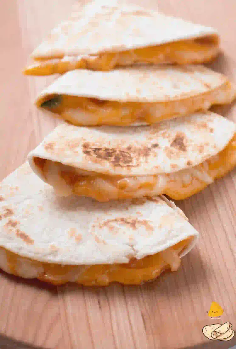 tortilla de maíz y queso